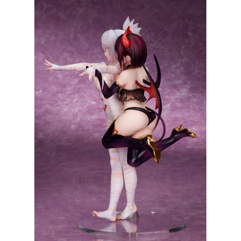 Ayakashi Triangle PVC statuette Matsuri Kazamaki & Suzu Kanade & Shirogane 25 cm