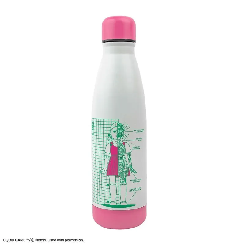 Squid Game Insulated Bottle Young-hee Blue & White Print Esszimmer