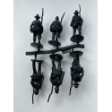 ACW Marching set 2 molded in Dark blue color like ACW Union army Historische Figuren