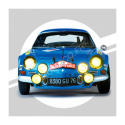 ALPINE A 110 1600 S 22 JEAN-CLAUDE ANDRUET / MICHEL VIAL MONTE CARLO RALLY 1971 (FULL KIT) Modellauto