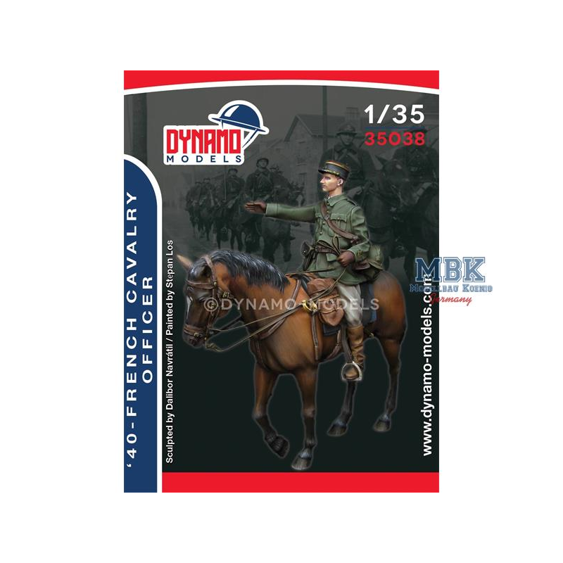 1940 - French cavalry Officer Figuren 