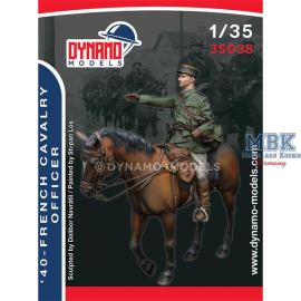 1940 - French cavalry Officer Figuren 