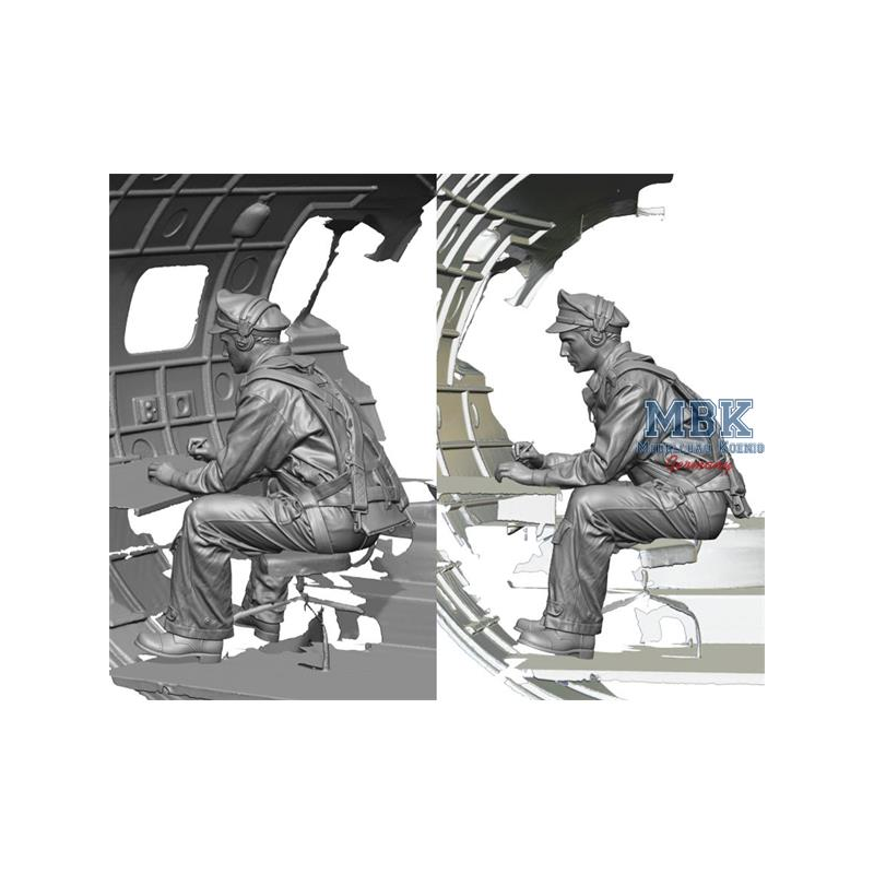 WW2 US Bomber Navigator 1:72 Historische Figuren