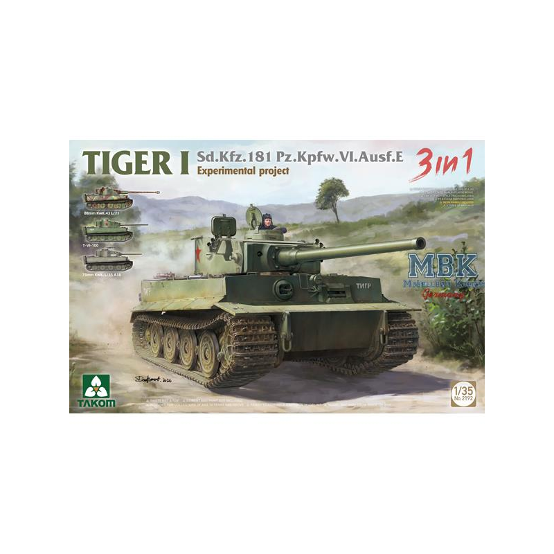 Tiger I Sd.Kfz.181 Pz.Kpfw. VI Ausf.E Experimental Modellbausatz 