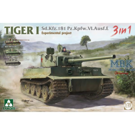 Tiger I Sd.Kfz.181 Pz.Kpfw. VI Ausf.E Experimental Modellbausatz 