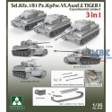 Tiger I Sd.Kfz.181 Pz.Kpfw. VI Ausf.E Experimental Militär Modellbau