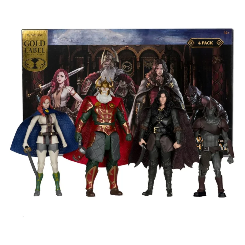 The Lord of the Rings: The War of the Rohirrim - Helm, Hera, Shank & Wulf 10 cm Figuren