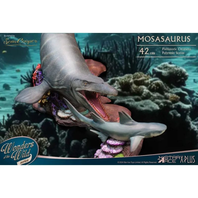 Wonders of the Wild Mosasaurus statuette (Deluxe) 42 cm Figuren