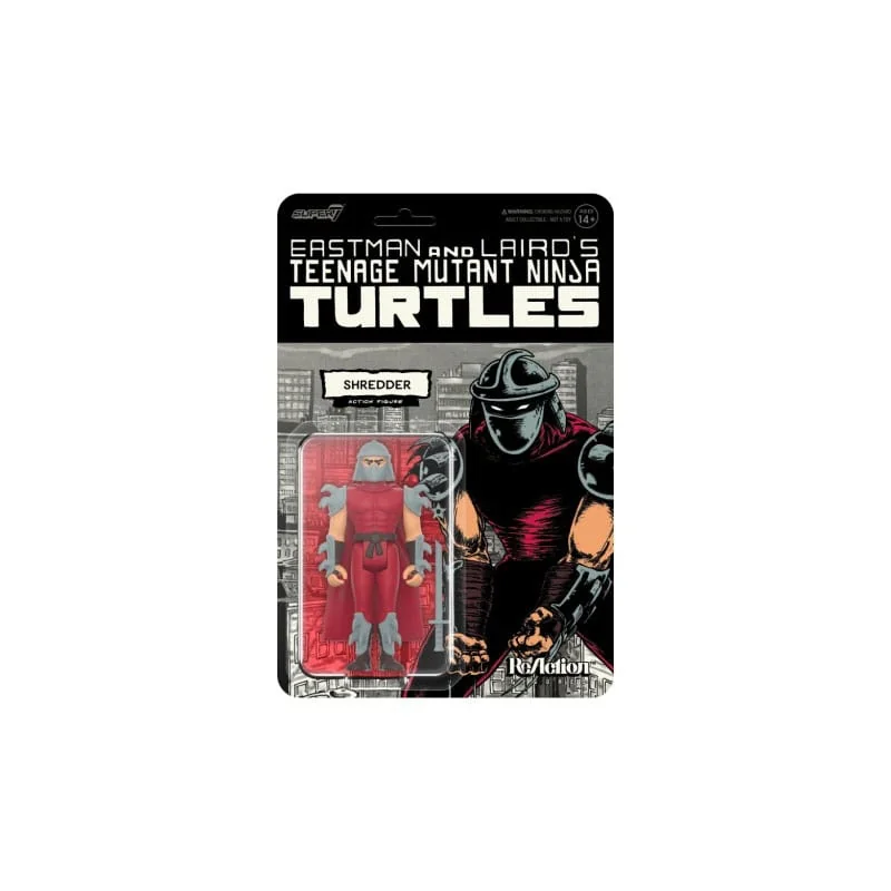 Ninja Turtles Figure ReAction Wave 11 Shredder (Comic Color) 10 cm Figurine 