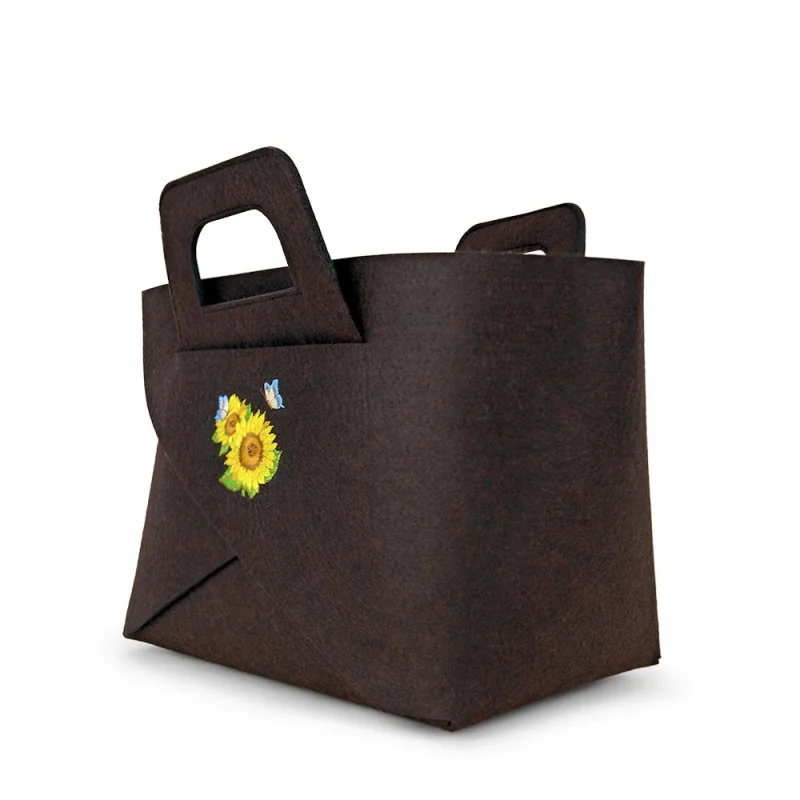 Felt bag transformer WP MERCHANDISE Picnic in Sunflowers, 39.5 cm Taschen