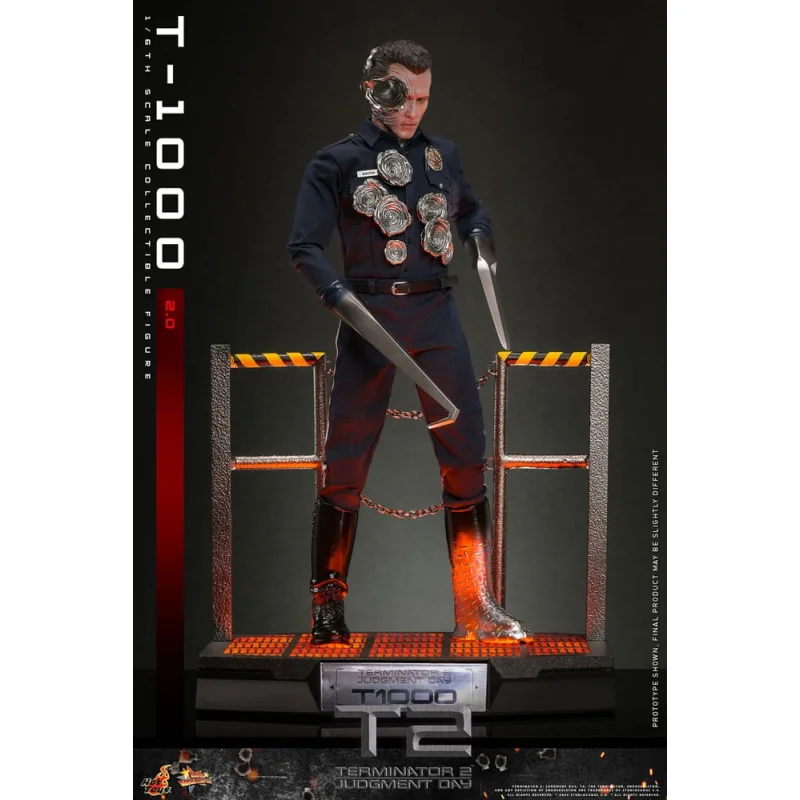 Terminator 2 action figure 1/6 Movie Masterpiece T-1000 (2.0) 31 cm