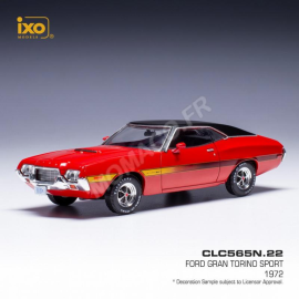 FORD GRAN TORINO SPORT 1972 RED Miniatur 