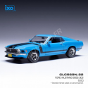 FORD MUSTANG BOSS 302 1970 BLUE Miniatur 