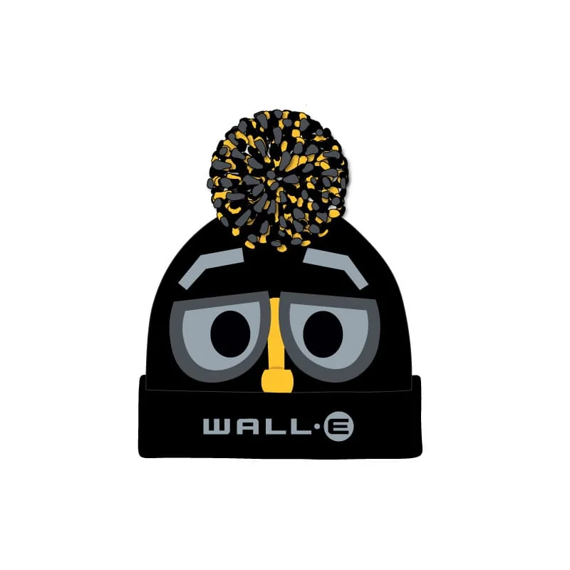 Wall-E Pom-Pom Beanie Wall-E Face 