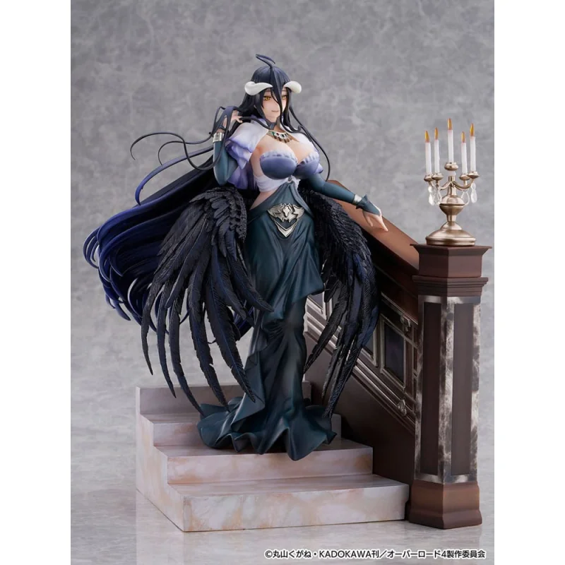 Overlord SHIBUYA SCRAMBLE FIGURE 1/7 Albedo Jet Black Dress Ver. 28cm