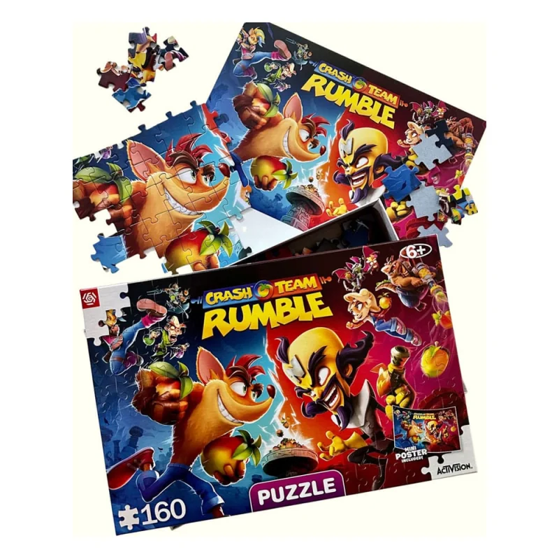 Crash Bandicoot puzzle Kids Rumble Heroes (160 pieces) Puzzle