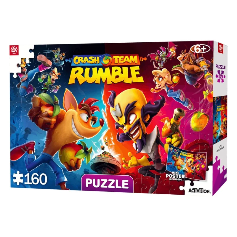 Crash Bandicoot puzzle Kids Rumble Heroes (160 pieces)