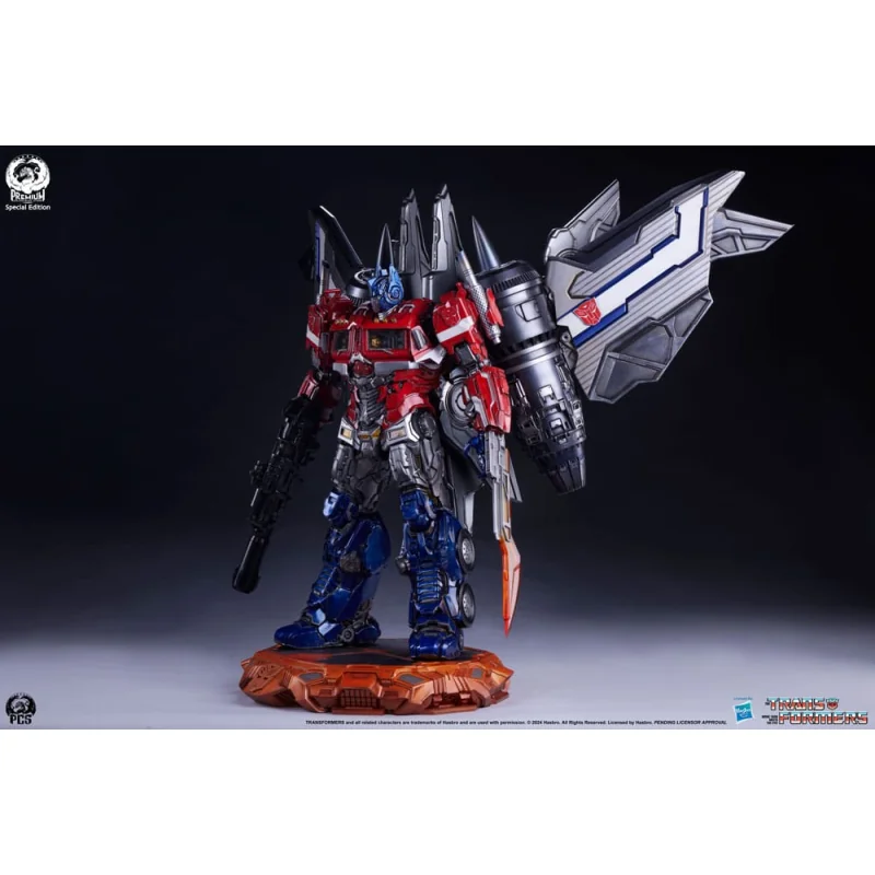 Transformers statuette Museum Scale Optimus Prime Jet Convoy Edition 87 cm