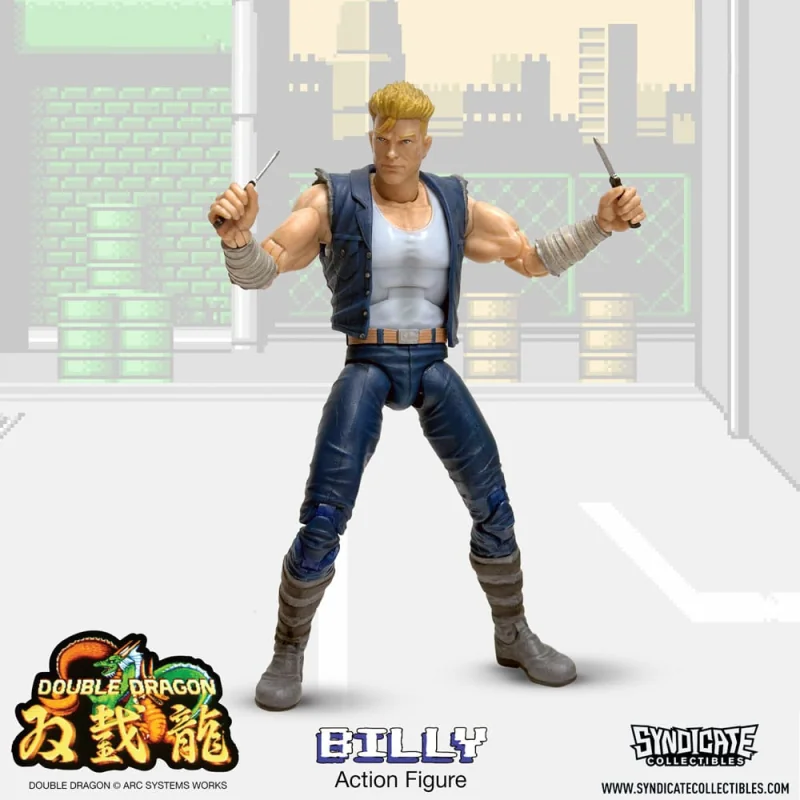 Double Dragon Deluxe Figure 1/12 Billy 18 cm Syndicate Collectibles