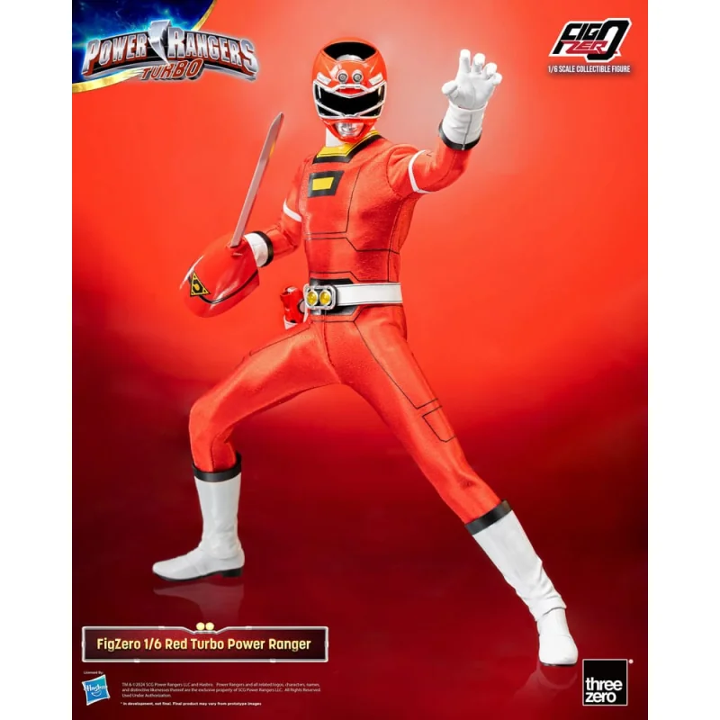 Power Rangers Turbo Figure FigZero 1/6 Red Turbo Power Ranger 30 cm Figurine 