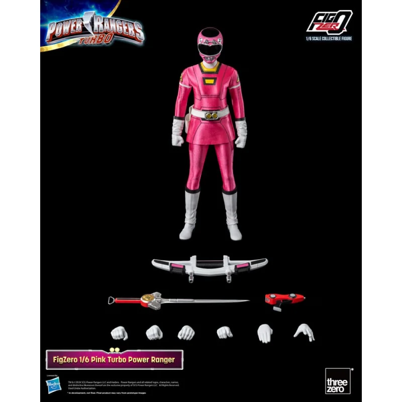 Power Rangers Turbo Figure FigZero 1/6 Pink Turbo Power Ranger 30 cm Figuren