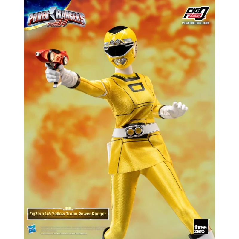 Power Rangers Turbo Figure FigZero 1/6 Yellow Turbo Power Ranger 30 cm