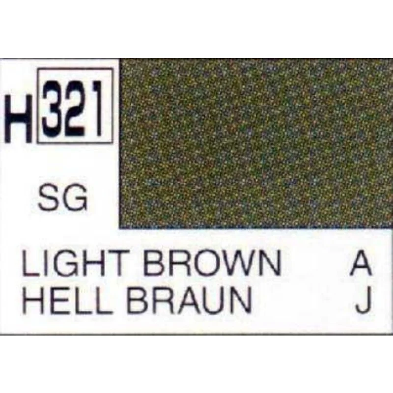 H321 Hell Braun glänzend