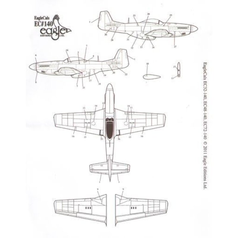 P-51D Mustang Part 2 (3) 44-13305 WR-Z 355th FG Capt Henry Brown Hun Hunter/Texas, non standard OD on upper surfaces, white no