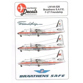 Fokker F-27s operated by Braathens SAFE. Includes allemand 3 versions of the livery and 6 page instructions (für Doyusha and We