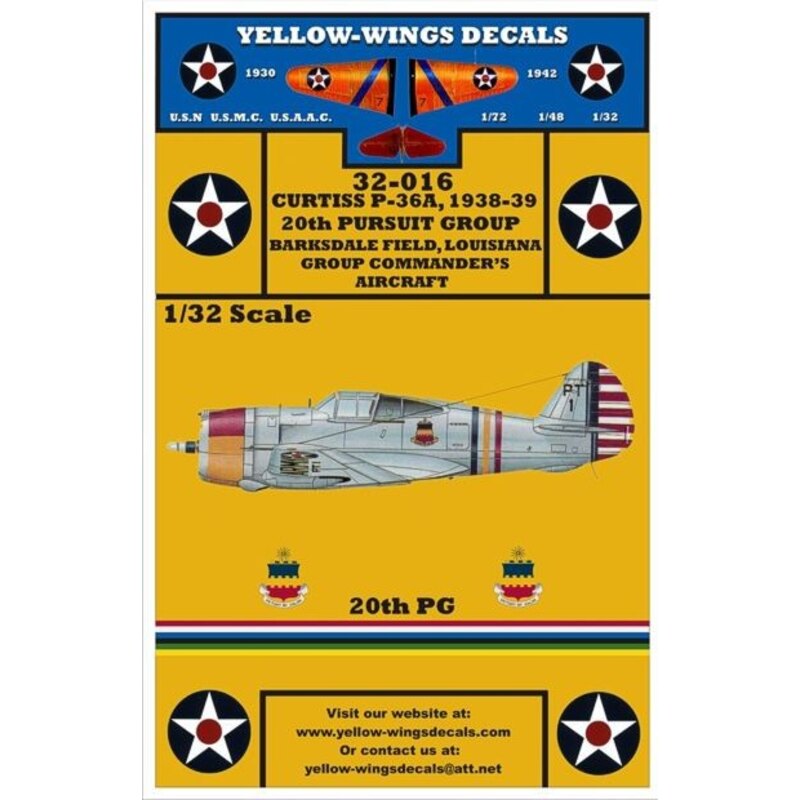 USAAC P-36A (designed to be used with Special Hobby kits) 