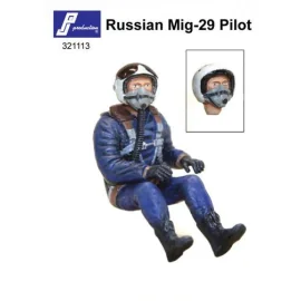 Russische MiG-29 Pilot in a / c (das Kit enthält zwei Köpfe, die beide Arten von Helmen stellen) sitzt. Diese Zahl ist dazu best