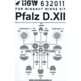 Pfalz D.XII (für Bausätze von Wingnut Wings)