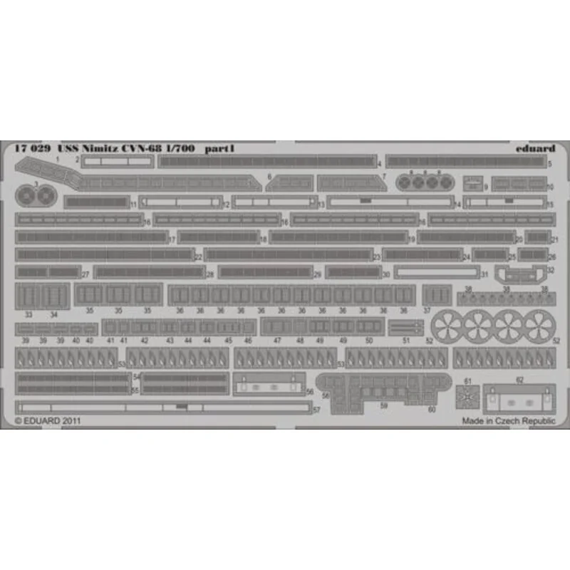 USS Nimitz CVN-68 1/700 (für Bausätze von Trumpeter)