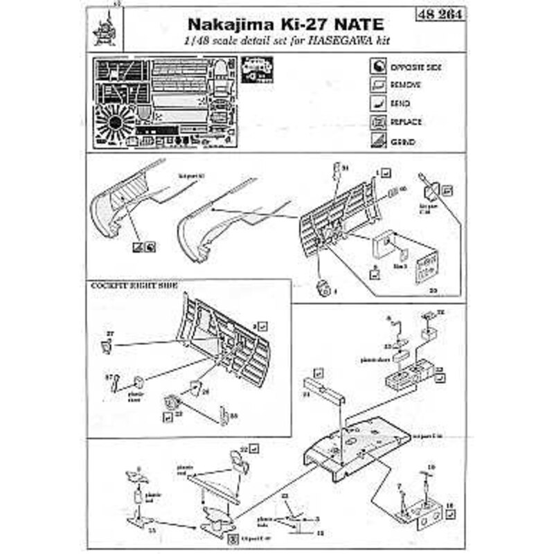 Nakajima Ki-27 Nate (für Bausätze von Hasegawa)