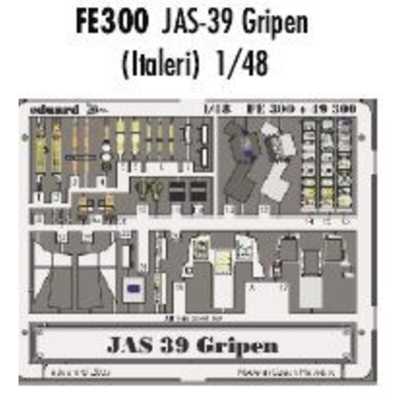 Saab JAS-39 Gripen in Farben vorgemalt! (für Italeri-Modelle) Dieser Zoom Set ist eine vereinfachte Version der Standardsätze 