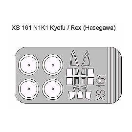 Kyofu Rex canopy and wheels (designed to be used with Hasegawa kits) Maskierungen 