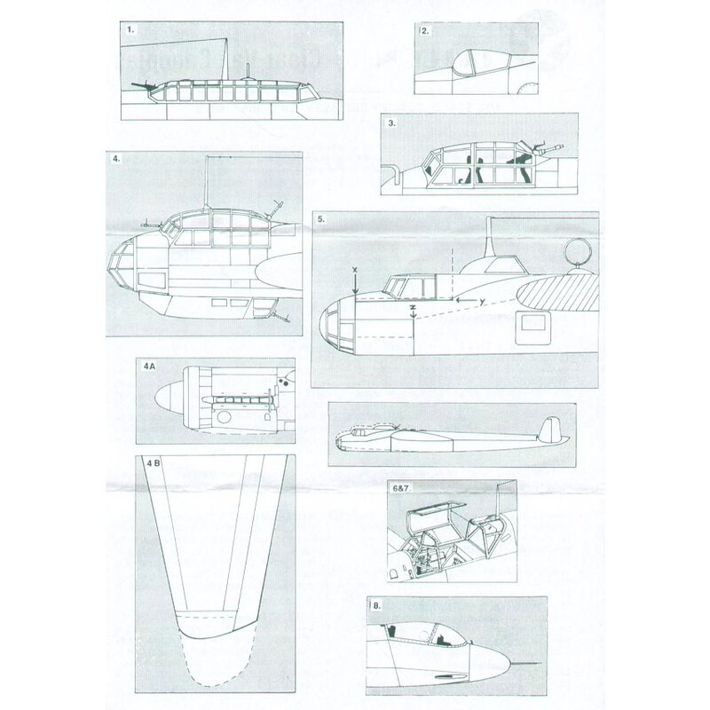 Luftwaffe part 3. Messerschmitt Bf 110G-2/Messerschmitt Bf 110G-4 (designed to be used with Monogram and Revell kits) Heinkel He