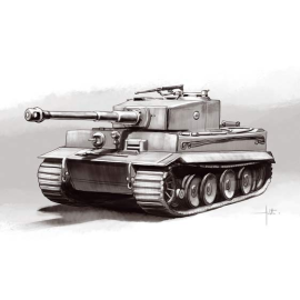Pz.Kpw.VI Tiger 1 Ausf. E (mittlere Produktion) Modellbausatz