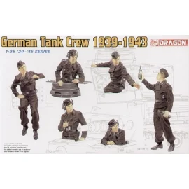 Deutsche Panzerbesatzung 1939-1943 x 6 Figuren