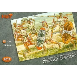 Karthagische spanische Infanterie. 48 Figuren: 24 Scutari 12 Caetrati 12 BAeleric Slingers