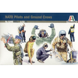 NATO-Piloten und Grundmannschaft