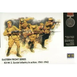 Russische Infanterie, Ostfront, Sommer 1941 (4 Figuren)