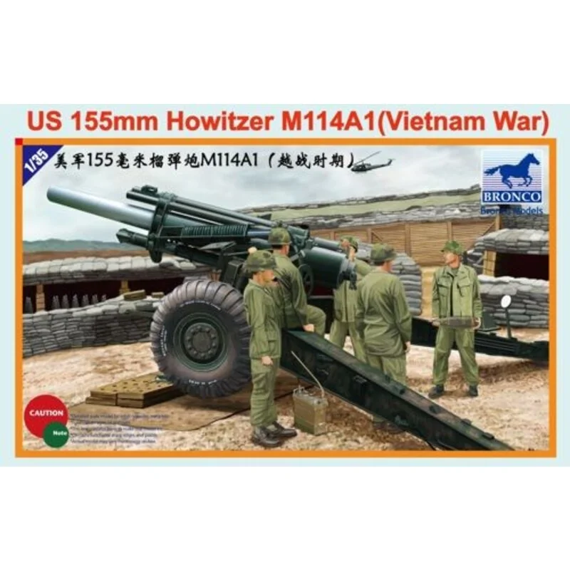 US 155mm Haubitze M114A1 (VietnamKrieg)