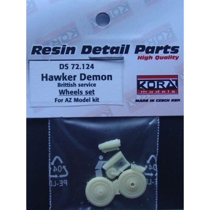 Hawker Demon British - Wheels set (für Modelle von AZ Modell) 