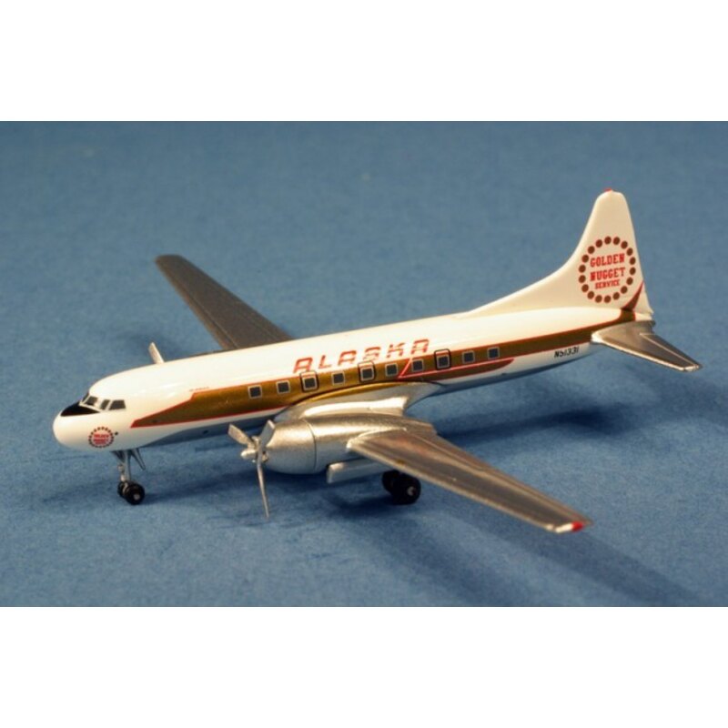 Alaska Convair CV-440 N51331 Golden Nugget 