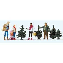 Weihnachtsbäume verkaufen Figur