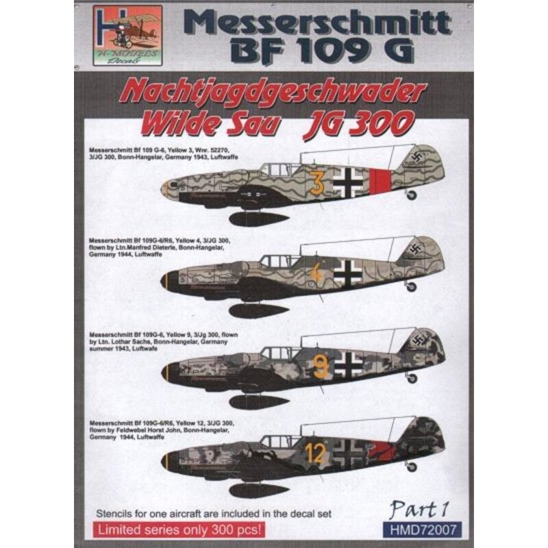 JG300 Wilde Sau, Pt.1 - Messerschmitt Bf 109Gs