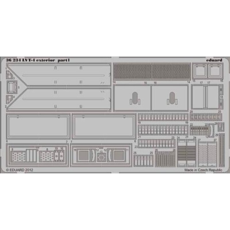 LVT-4 außen (entworfen, um mit AFV Club Kits verwendet werden)