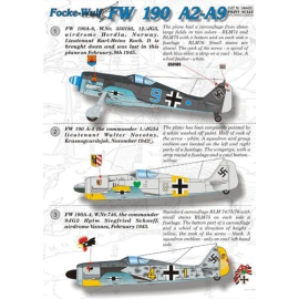Decal Focke-Wulf Fw 190A-2/Fw 190A-9 