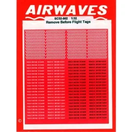 Remove Before Flight Stichwörter 150 Papierfähnchen re-released